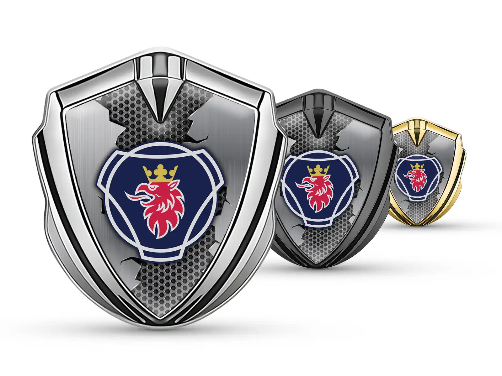 Scania Abzeichen Selbstklebend Max Design Aus Edelstahl